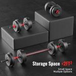Fitvids Adjustable Dumbbell and Barbell Set