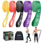 AugKnot 5-Level Resistance Bands Set for Workouts