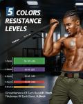 AugKnot 5-Level Resistance Bands Set for Workouts