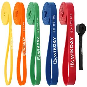 WIKDAY Heavy Resistance Bands Set with Door Anchor