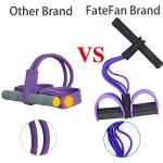 FateFan 6-Tube Resistance Band for Total Body Workout