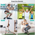 Elastic Resistance Bands for Yoga and Workouts