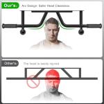 Heavy Duty Wall Mounted Pull Up Bar with Hooks