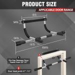 TOPOKO Doorway Pull Up Bar, 440 lbs Capacity