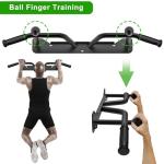 Heavy Duty Wall Mounted Pull Up Bar with Hooks