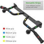 Heavy Duty Wall Mounted Pull Up Bar with Hooks