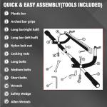 TOPOKO Doorway Pull Up Bar, 440 lbs Capacity