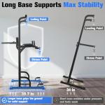 Sportsroyals Power Tower Dip Station for Home Gym