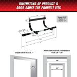 Adjustable Iron Gym Pull Up Bar for Doorway