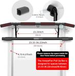Pull Up Bar for Doorway with Ergonomic Grip