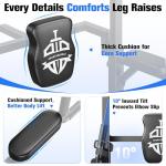 Sportsroyals Power Tower Dip Station for Home Gym