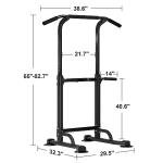 SogesHome Adjustable Power Tower Pull Up Dip Station