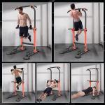 ZHICHI Pull-Up Dip Station for Home Workouts