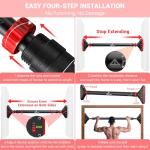 Adjustable Doorway Pull Up Bar - Max 440 lbs