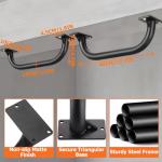 TOBWOLF Heavy Duty Wall Mount Pull-Up Bar 2-Pack