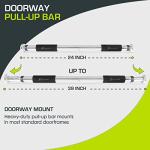 Heavy Duty Adjustable Pull-Up Bar with Grips