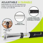 Heavy Duty Adjustable Pull-Up Bar with Grips