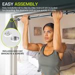 Heavy Duty Adjustable Pull-Up Bar with Grips