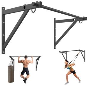 Jusgym Adjustable Wall Mount Pull Up Bar