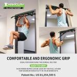 Upgraded Doorway Pull Up Bar with Ergonomic Grip