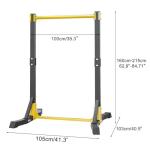 Adjustable Portable Pull-Up and Dip Station 400lbs