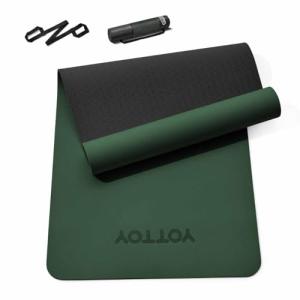 Non-Slip TPE Yoga Mat for Home Workouts