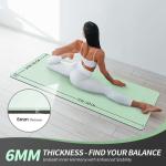 CAMBIVO Non-Slip Extra Thick Yoga Mat 72"x24