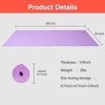 Primasole High-Density Yoga Mat with Carry Strap