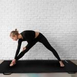 BalanceFrom Folding Thick Gymnastics Mat - Black