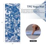 Non-Slip TPE Yoga Mat for Home Workouts