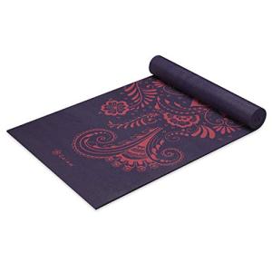Gaiam Extra Thick Non-Slip Yoga Mat - Aubergine
