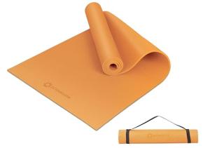 Primasole Yoga Mat with Carry Strap - Coral Red