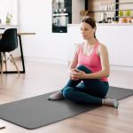 Extra Thick Anti-Tear Yoga Mat with Strap