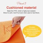 Lightweight Folding Yoga Mat for Travel and Workouts
