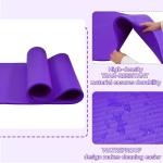 Extra Thick Anti-Tear Yoga Mat with Strap