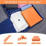 Lightweight Folding Yoga Mat for Travel and Workouts
