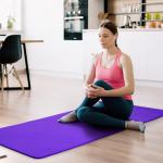 Extra Thick Anti-Tear Yoga Mat with Strap