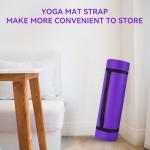Extra Thick Anti-Tear Yoga Mat with Strap