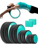 Back Roller Wheel Set with 2 Yoga Blocks