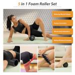 5-in-1 Foam Roller Set for Total Body Relief