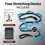 Acozycoo Yoga Stretch Strap with 10 Loops