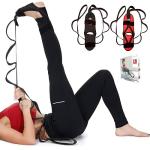 Foot and Calf Fascia Stretcher Strap (Black)
