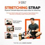 Pure PT Stretching Strap for Flexibility & Recovery