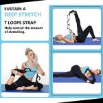 Foot and Calf Fascia Stretcher Strap (Black)