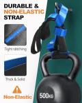 Trideer Durable Non-Elastic Yoga Stretching Strap