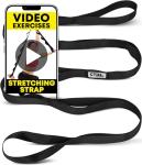 Ctrl Sports Non-Elastic Yoga Stretching Strap with Loops