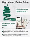 Tumaz Yoga Stretching Strap with 10 Loops