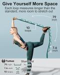 Tumaz Yoga Stretching Strap with 10 Loops