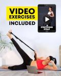 Ctrl Sports Non-Elastic Yoga Stretching Strap with Loops