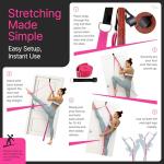 Stretching Strap and Resistance Band for Flexibility